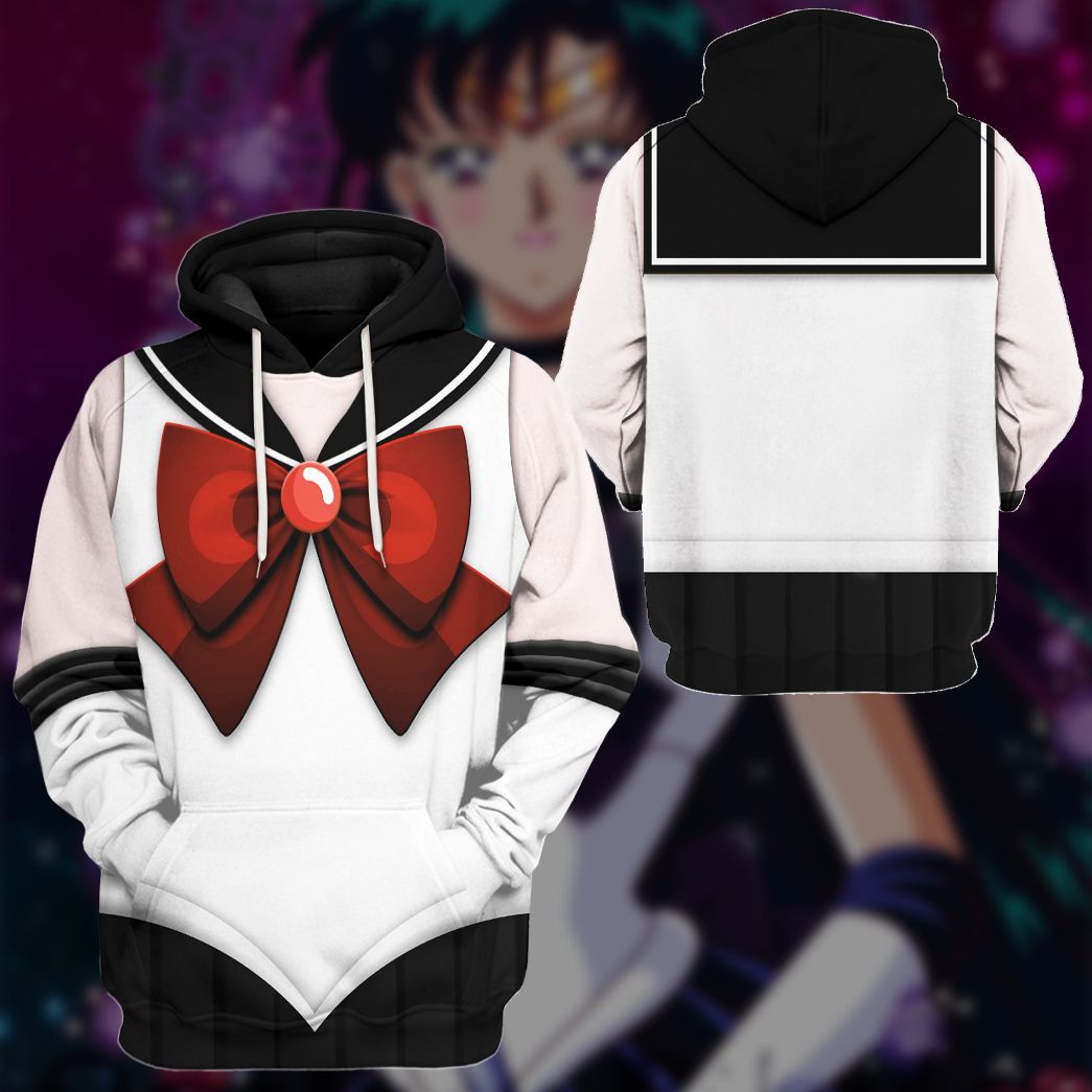 Cosplay Sailor Pluto Custom Tshirt Hoodie Long sleeve - Apparel