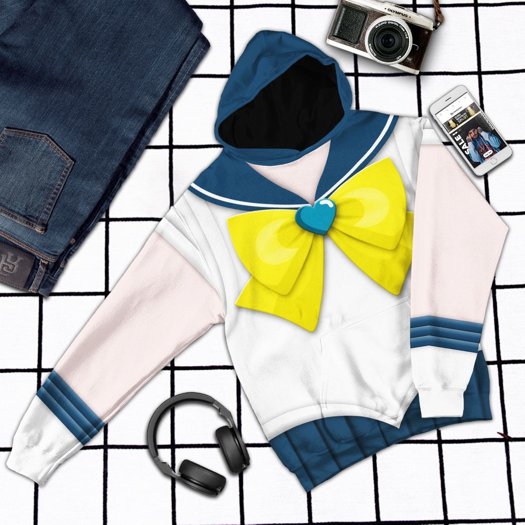 Cosplay Sailor Uranus Custom Tshirt Hoodie Long sleeve - Apparel