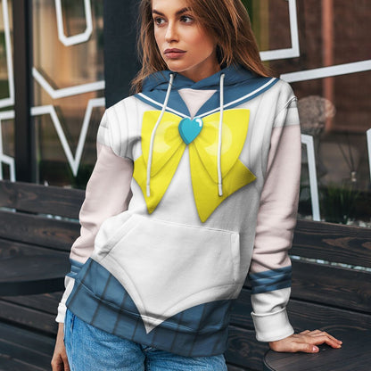Cosplay Sailor Uranus Custom Tshirt Hoodie Long sleeve - Apparel