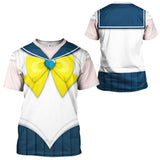 Cosplay Sailor Uranus Custom Tshirt Hoodie Long sleeve - Apparel