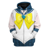 Cosplay Sailor Uranus Custom Tshirt Hoodie Long sleeve - Apparel