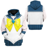 Cosplay Sailor Uranus Custom Tshirt Hoodie Long sleeve - Apparel