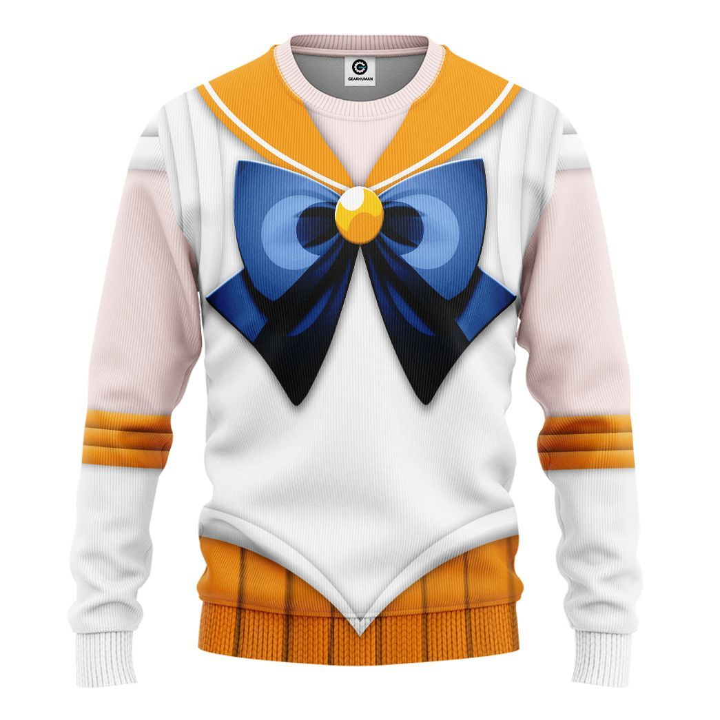Cosplay Sailor Venus Custom Tshirt Hoodie Long sleeve - Apparel