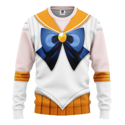 Cosplay Sailor Venus Custom Tshirt Hoodie Long sleeve - Apparel