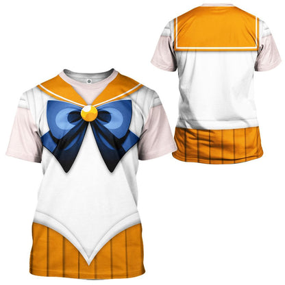Cosplay Sailor Venus Custom Tshirt Hoodie Long sleeve - Apparel