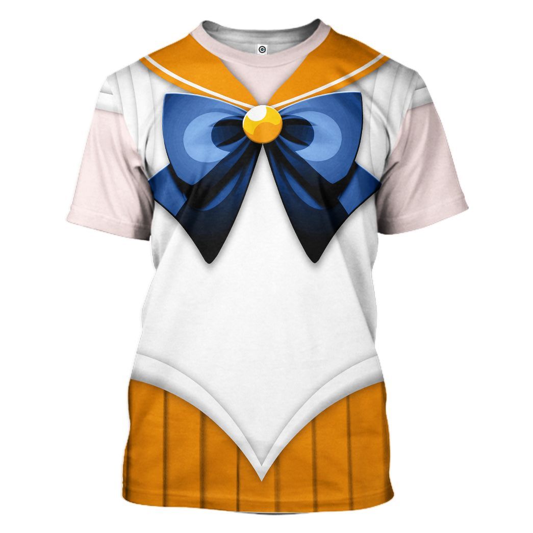 Cosplay Sailor Venus Custom Tshirt Hoodie Long sleeve - Apparel