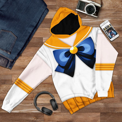 Cosplay Sailor Venus Custom Tshirt Hoodie Long sleeve - Apparel