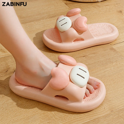 Cute Cow-Pig design Soft Slippers - myfunfarm