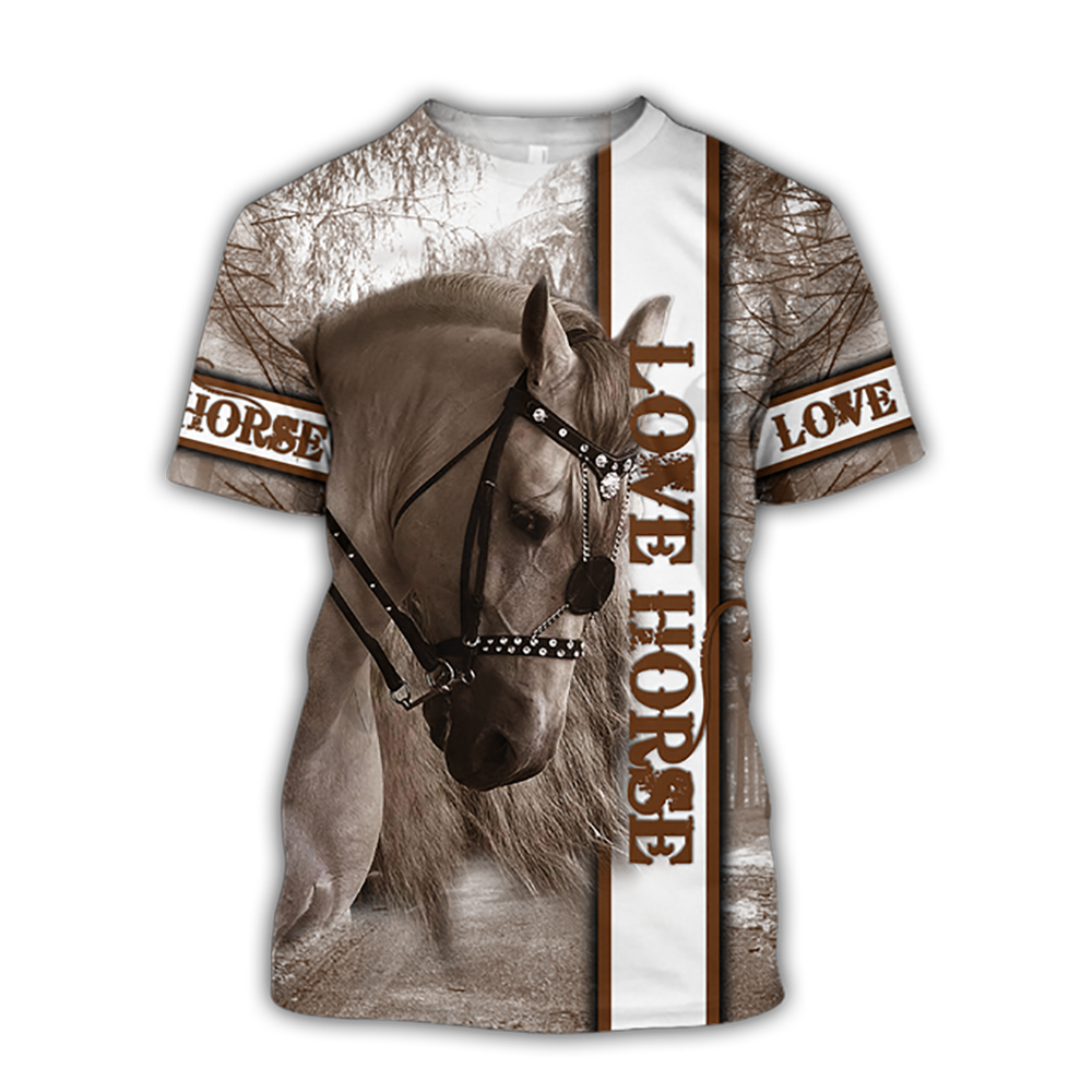 3D Printing Horse Unisex T-Shirt for Horse Lovers - myfunfarm