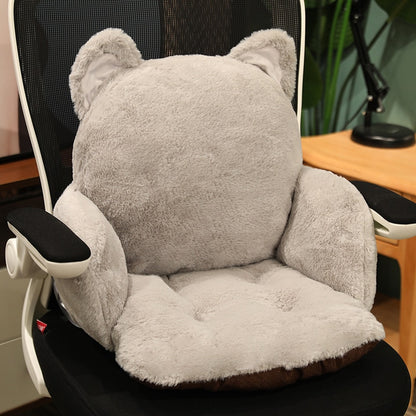 Cow Pillow Seat Cushion Stuffed Plush Sofa Indoor Floor Home Chair Decor Winter - myfunfarm