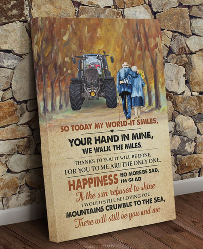 So today my world  Wrapped Canvas Prints - Cow lovers