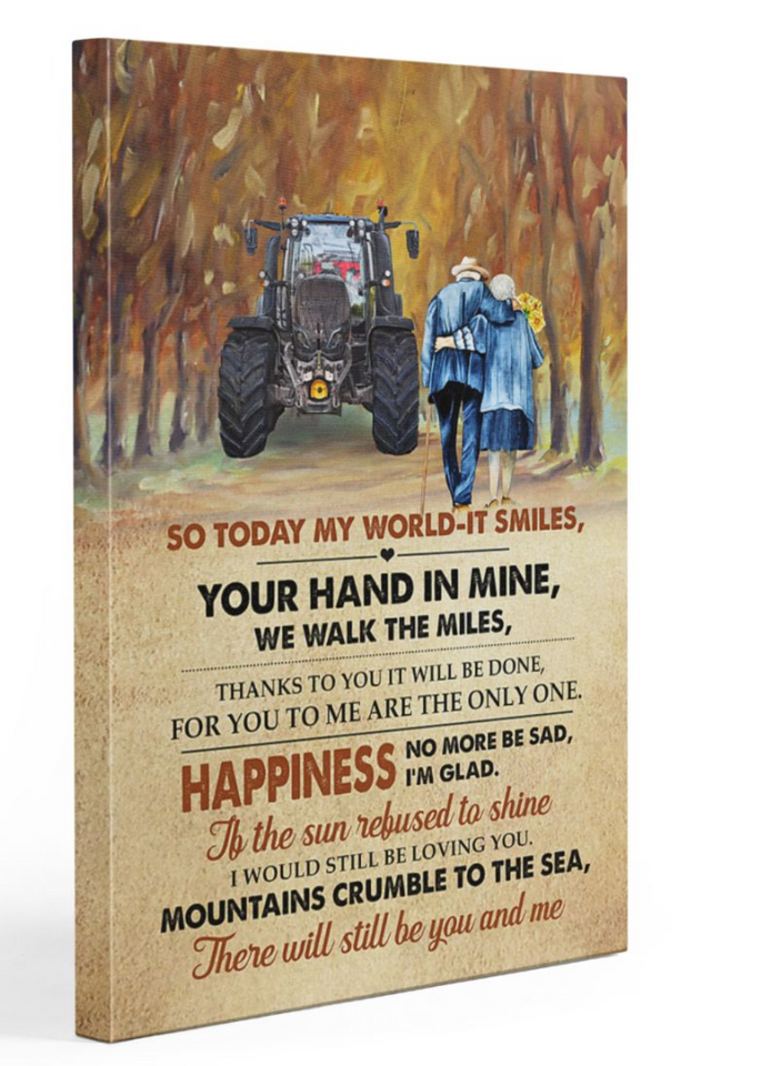 So today my world  Wrapped Canvas Prints - Cow lovers