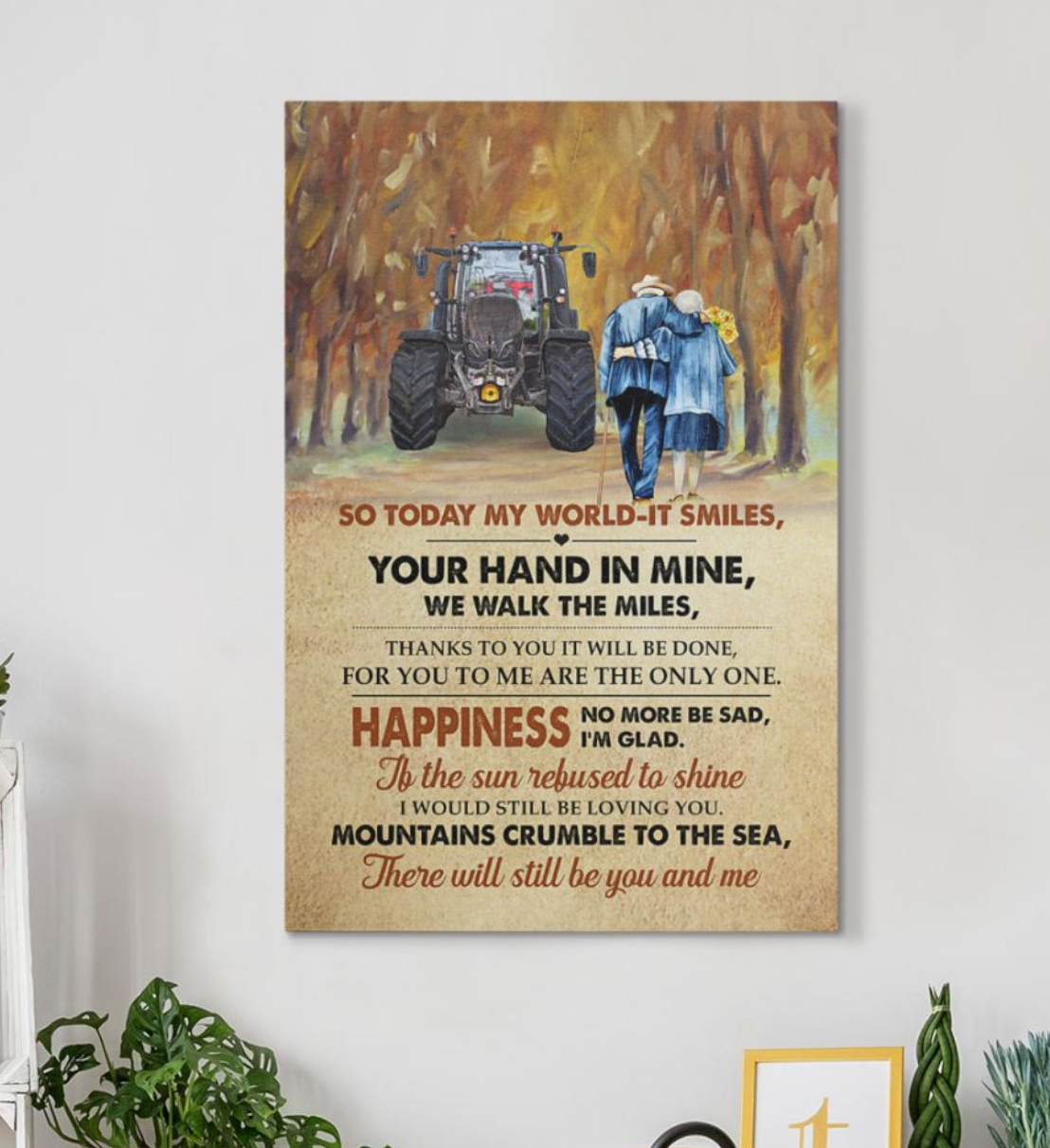 So today my world  Wrapped Canvas Prints - Cow lovers