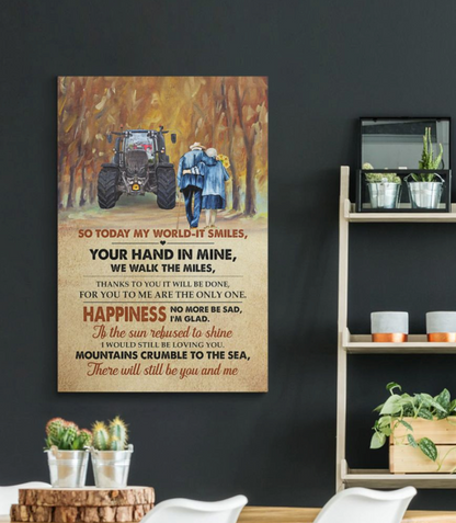 So today my world  Wrapped Canvas Prints - Cow lovers