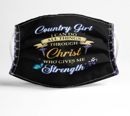 Country Girl Cloth Mask