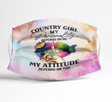 Country Girl Cloth Mask