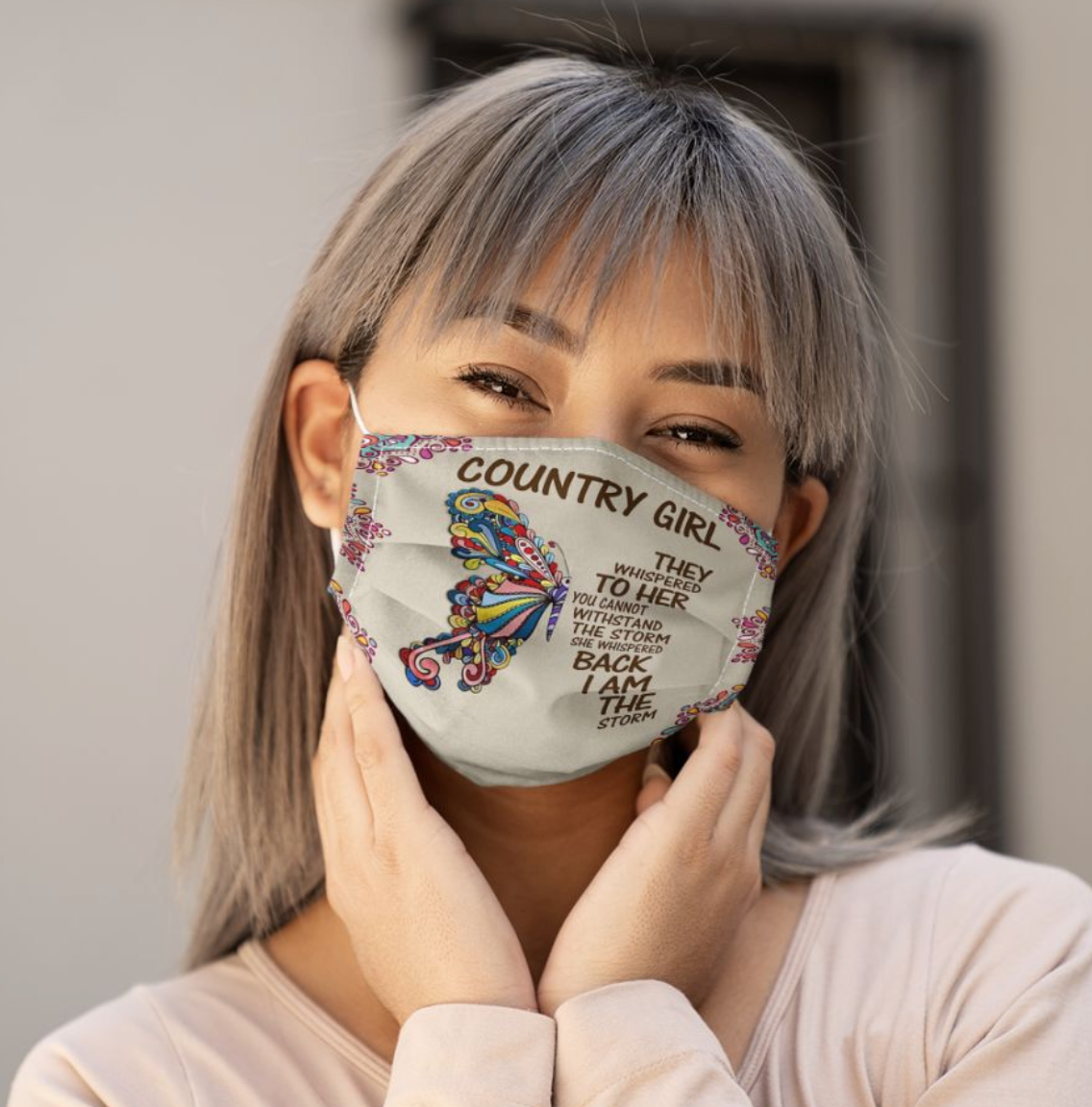 Country Girl Cloth Mask