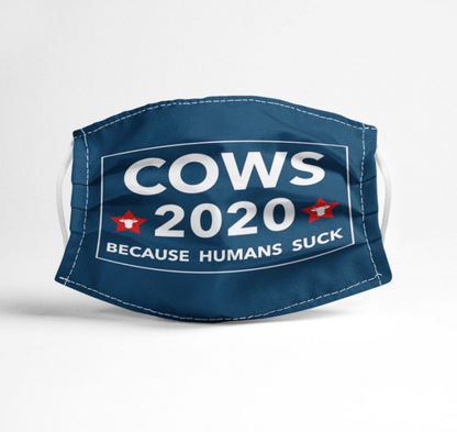 Cows 2020 because humans suck  - Men's and Women's t-shirt , Hoodies - myfunfarm