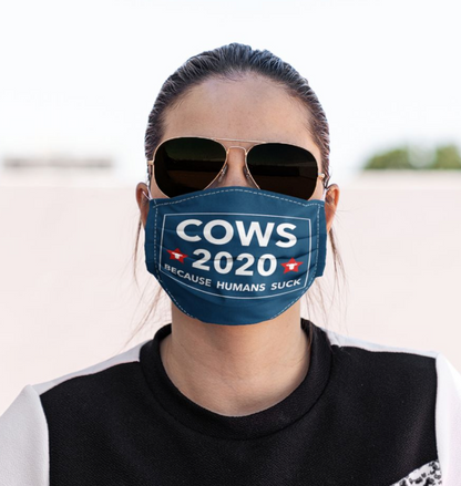 Cows 2020 because humans suck  - Men's and Women's t-shirt , Hoodies - myfunfarm
