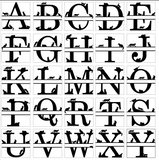 Custom name Alphabet Letters sign - Metal & Wooden