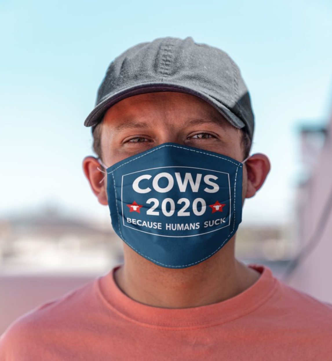 Cows 2020 because humans suck  - Men's and Women's t-shirt , Hoodies - myfunfarm