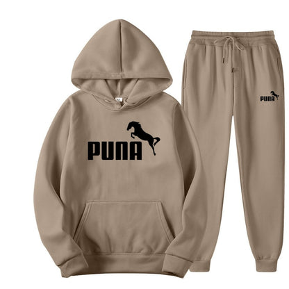 Fleece Hoodies and Pants Two Piece Sets Puna Horse - myfunfarm