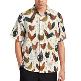 Chicken pattern Hawaiian Shirt