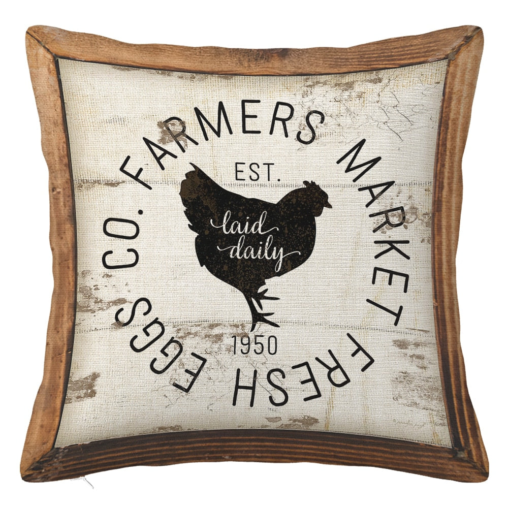 Farm animals series print pillowcase - myfunfarm