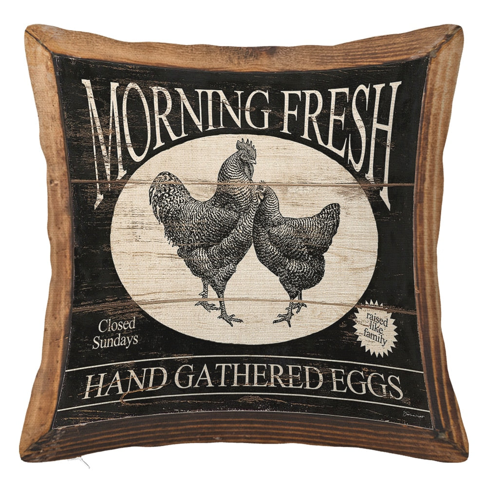 Farm animals series print pillowcase - myfunfarm