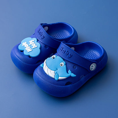 Summer Cold Slippers Non -slip and Soft Bottom Comfort Cute Baby Hole Shoes - myfunfarm