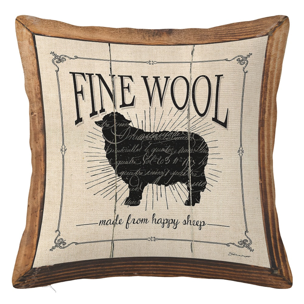 Farm animals series print pillowcase - myfunfarm