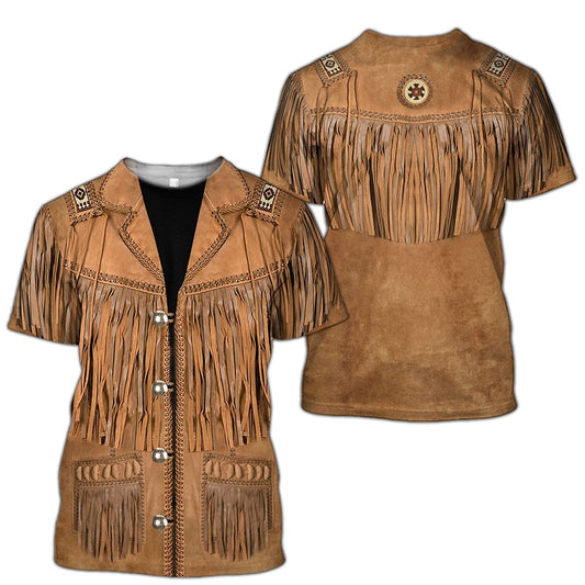 Western Cowboy Graphic Unisex T-Shirt Cosplay Costumes - myfunfarm