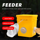 DIY Chicken Pro Feeder Pigeon Feeder Port Gravity Feed Plastic Kit Buckets Barrels Bins Troughs Farm Poultry Feeding Supplies