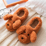 Cute Cow House Slippers Warm Fluffy for Winter