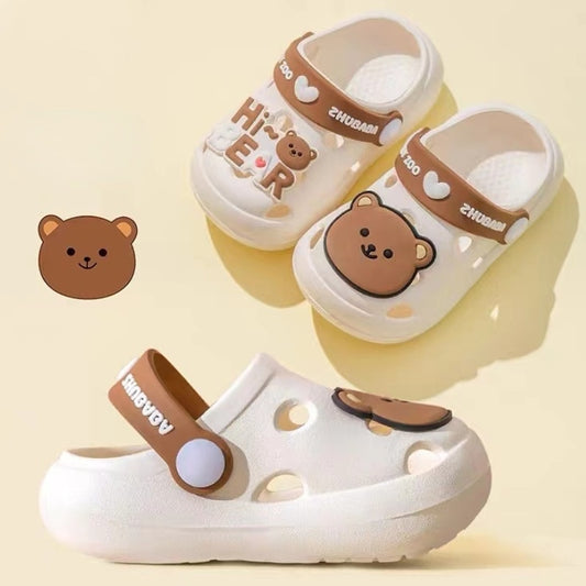 Summer Cold Slippers Non -slip and Soft Bottom Comfort Cute Baby Hole Shoes - myfunfarm