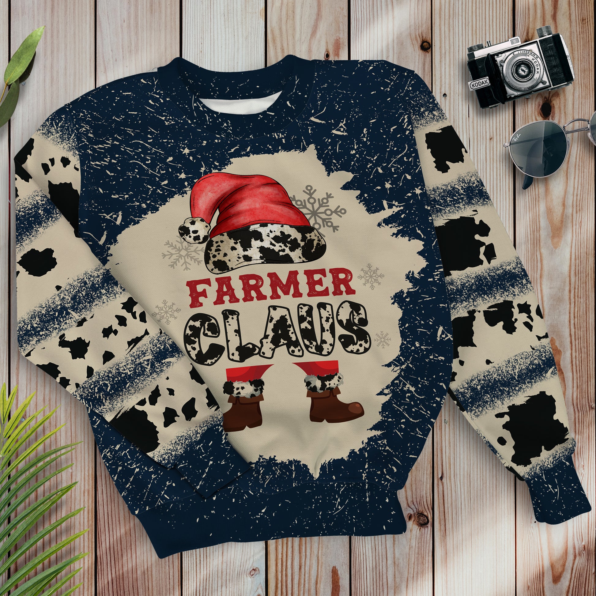 Farmer Claus - Merry Christmas -  Unisex Sweatshirt and Pants - myfunfarm