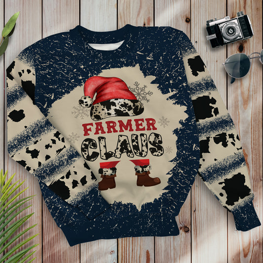 Farmer Claus - Merry Christmas -  Unisex Sweatshirt and Pants - myfunfarm