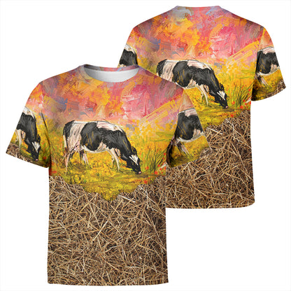Cute Cow painting  style- 3d print - cow lovers