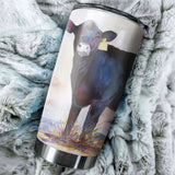 Black Angus cattle watercolor print sk00004 - myfunfarm - clothing acceessories shoes for cow lovers, pig, horse, cat, sheep, dog, chicken, goat farmer