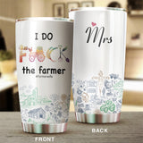 Customize Stainless Steel Tumbler - for FarmerWife - myfunfarm - clothing acceessories shoes for cow lovers, pig, horse, cat, sheep, dog, chicken, goat farmer