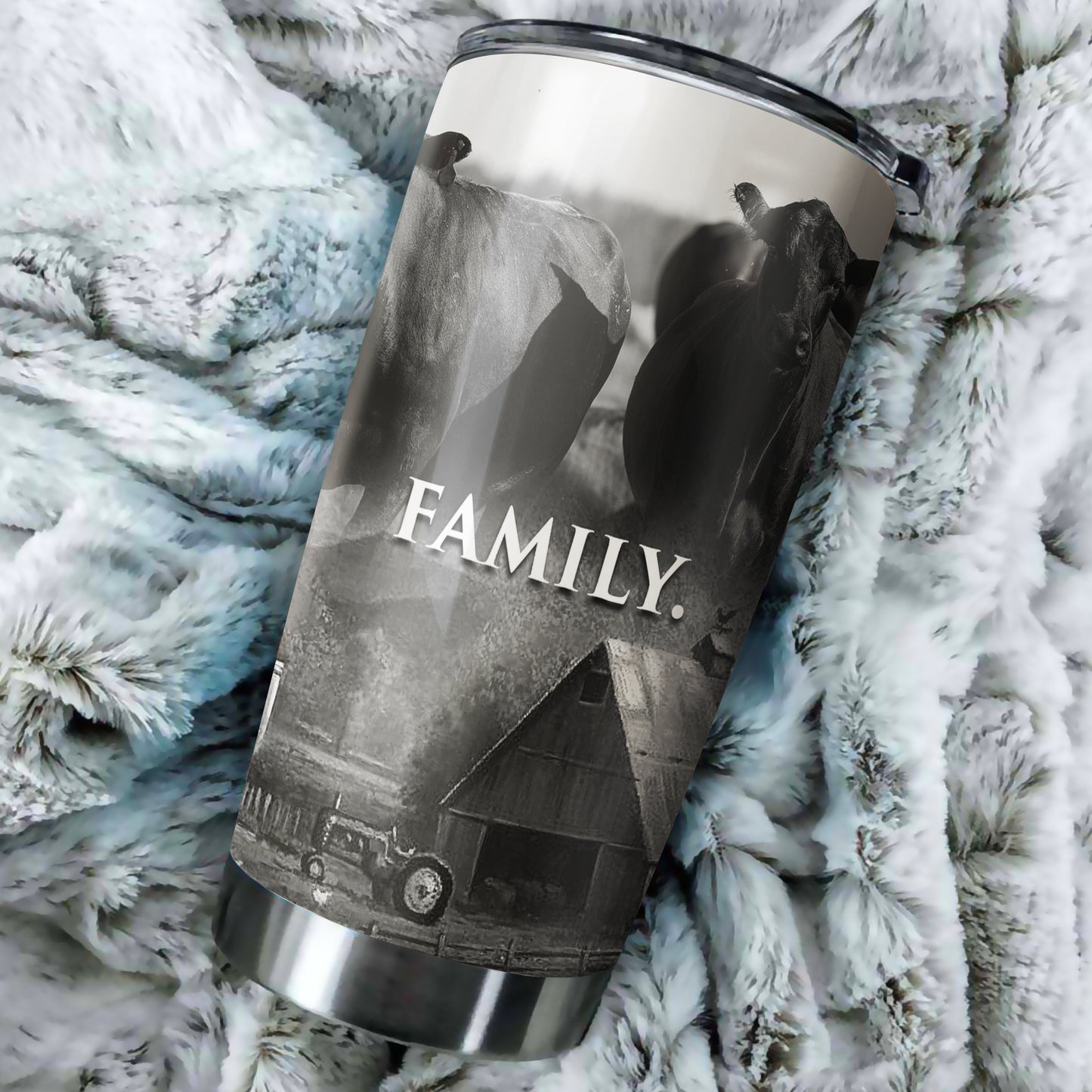 Faith Family Cattle - stainless steel Tumbler