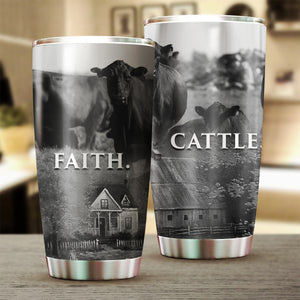 Faith Family Cattle - stainless steel Tumbler