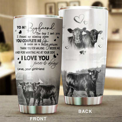 To my boyfriend - Stainless Steel Tumbler