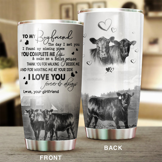 To my boyfriend - Stainless Steel Tumbler