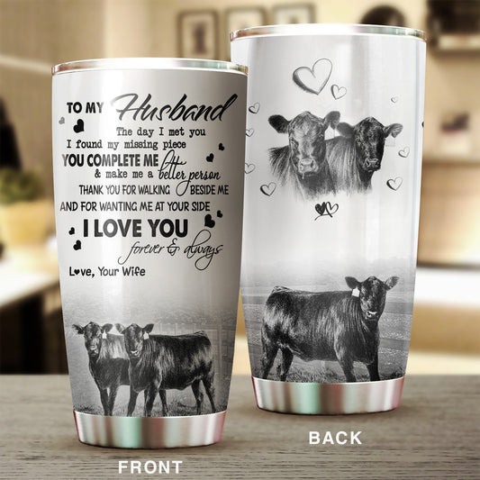 To my Husband - Stainless Steel Tumbler - myfunfarm