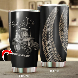 Customize Stainless Steel Tumbler - for Farmer - myfunfarm - clothing acceessories shoes for cow lovers, pig, horse, cat, sheep, dog, chicken, goat farmer