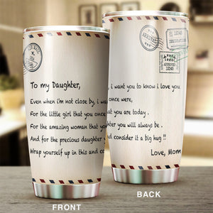 To my  Daughter - Stainless Steel Tumbler - myfunfarm - clothing acceessories shoes for cow lovers, pig, horse, cat, sheep, dog, chicken, goat farmer