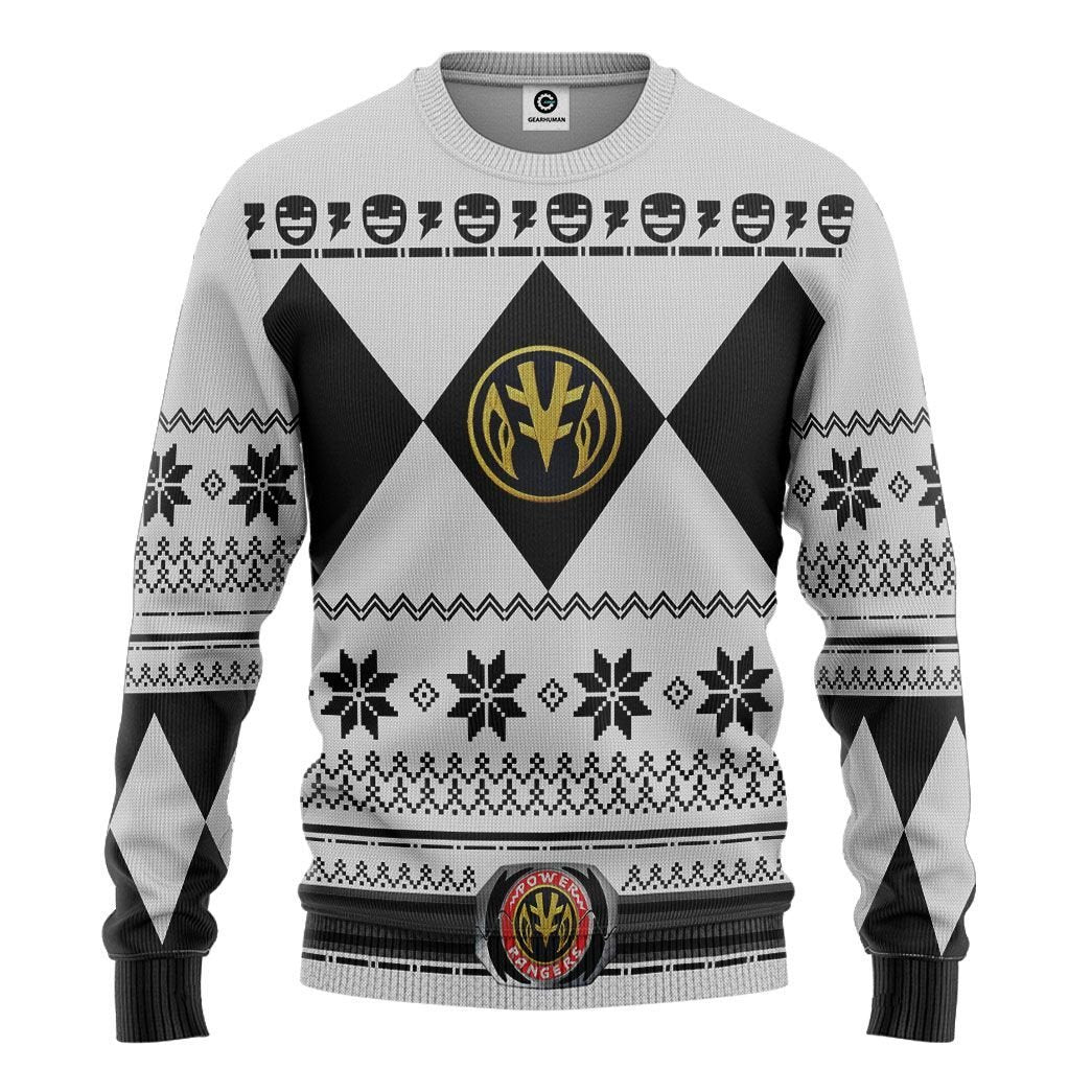 White Power Ranger - Cosplay Tshirt Hoodies Sweatshirt - Apparel