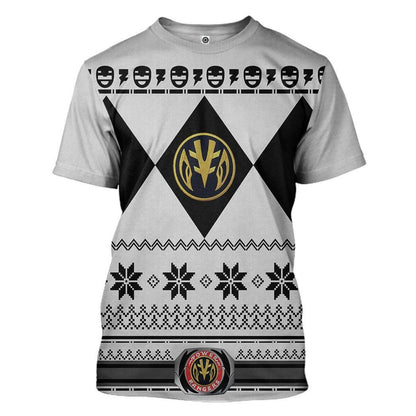 White Power Ranger - Cosplay Tshirt Hoodies Sweatshirt - Apparel
