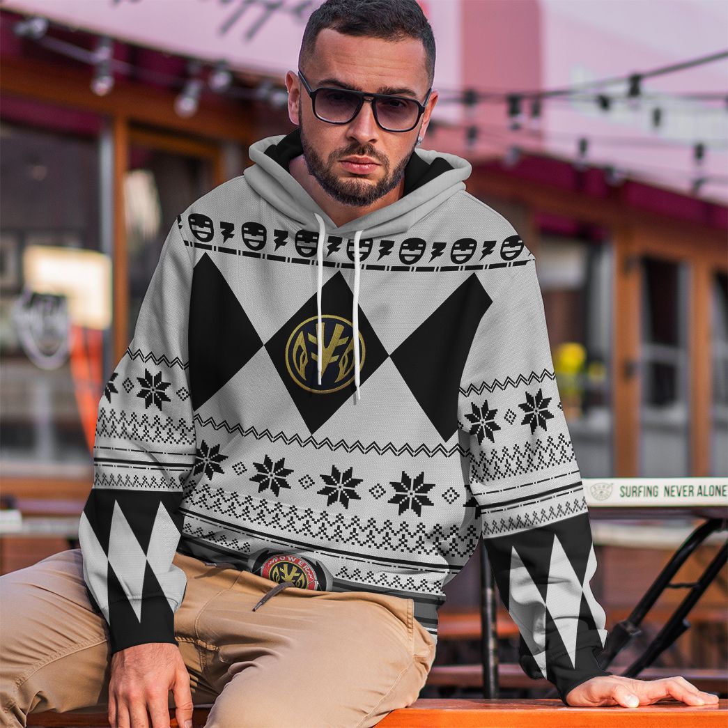 White Power Ranger - Cosplay Tshirt Hoodies Sweatshirt - Apparel